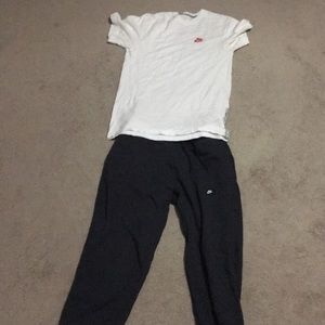 Nike Jogger Sweats and Nike T-Shirt